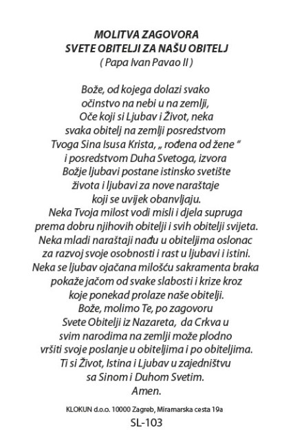 Sveta Obitelj