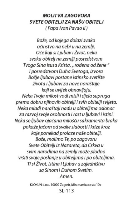 Sveta Obitelj