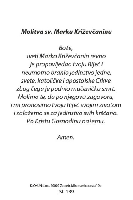 Sveti Marko Križevčanin