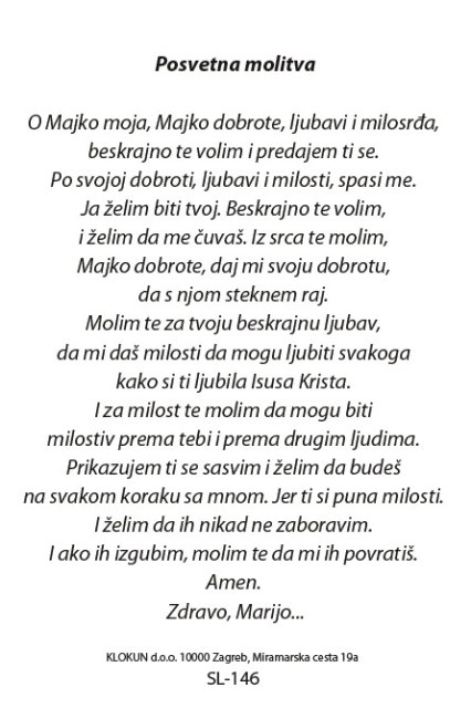 Majko dobrote