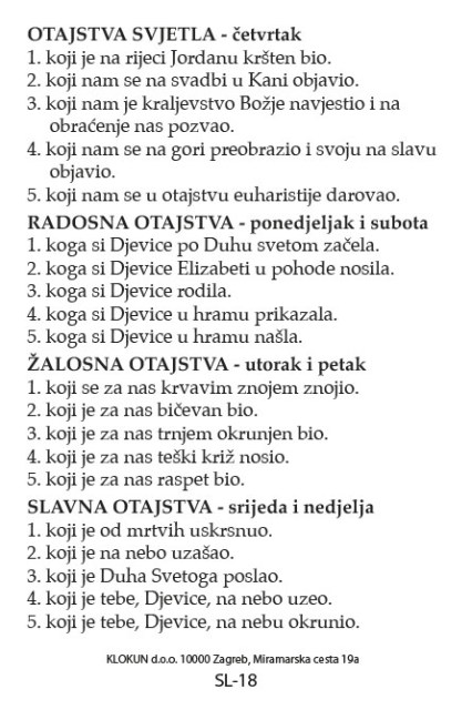 Krunica Blažene Djevice Marije