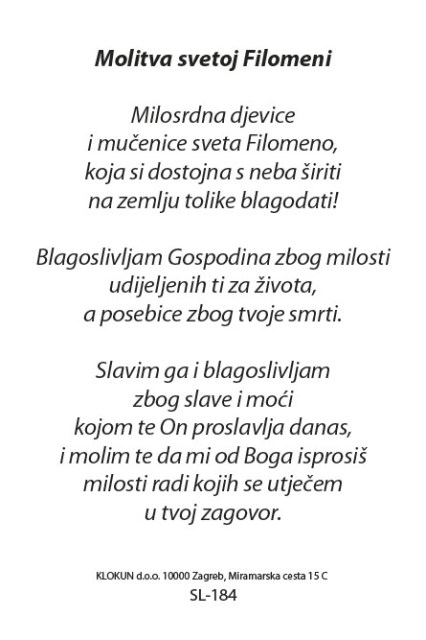 Sveta Filomena