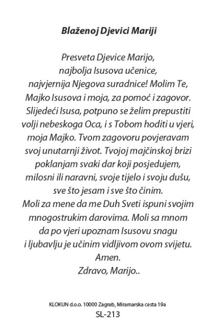 Blažena Djevica Marija