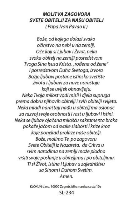 Sveta Obitelj