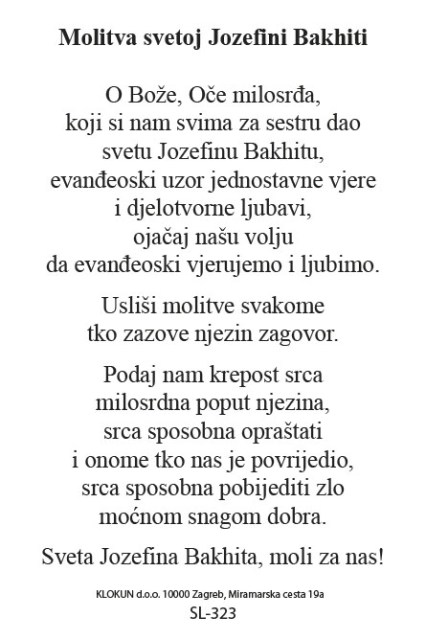 Sveta Jozefina Bakhita