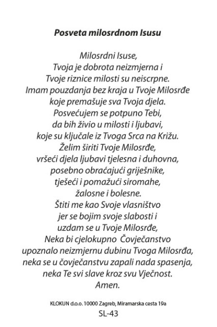 Milosrdni Isus