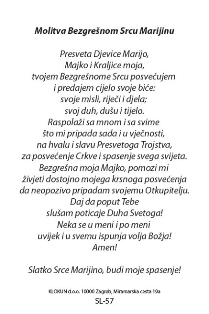 Bezgrešno Srce Marijino
