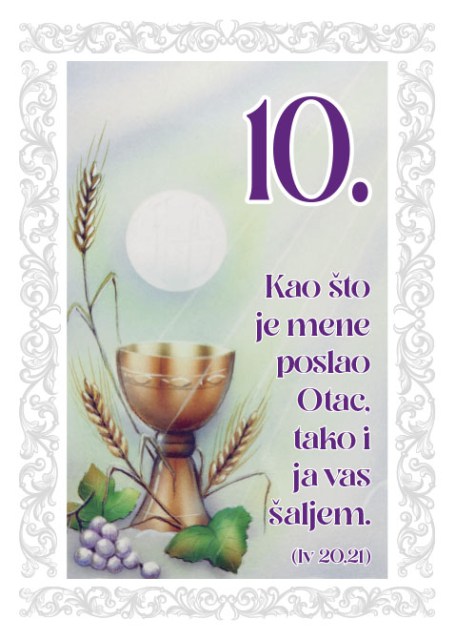 Čestitka za 10 godina svećenstva