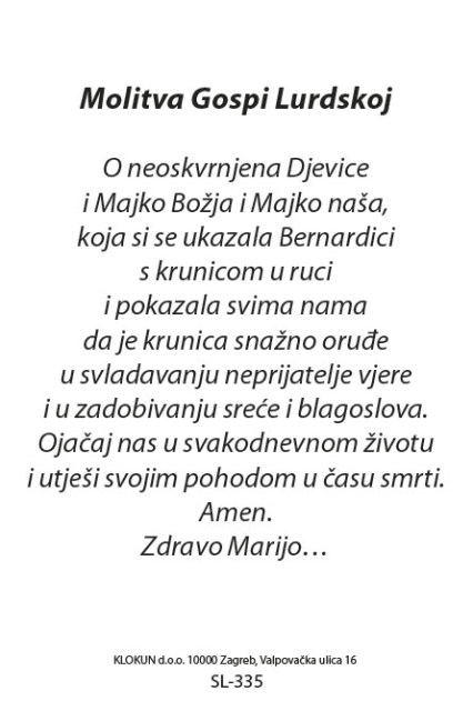 Gospa Lurdska