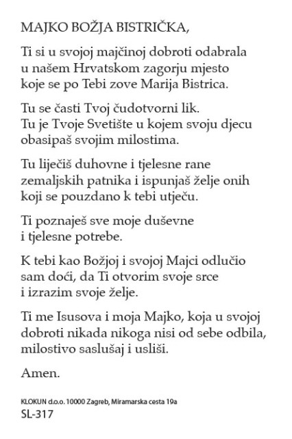 Majka Božja Bistrička